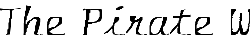 Font : FZ-WARPED-30 Custom Text : The Pirate Way Test your own text here Click to download or to view this font on a tshirt that can be custom printed in Bali