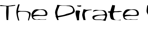 Font : FZ-WARPED-33 Custom Text : The Pirate Way Test your own text here Click to download or to view this font on a tshirt that can be custom printed in Bali