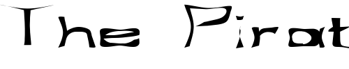 Font : FZ-WARPED-34-EX Custom Text : The Pirate Way Test your own text here Click to download or to view this font on a tshirt that can be custom printed in Bali