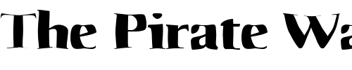 Font : FZ-WARPED-37 Custom Text : The Pirate Way Test your own text here Click to download or to view this font on a tshirt that can be custom printed in Bali