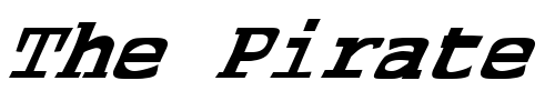 Font : FZ-WARPED-39-ITALIC Custom Text : The Pirate Way Test your own text here Click to download or to view this font on a tshirt that can be custom printed in Bali