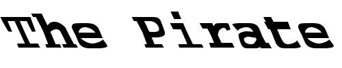 Font : FZ-WARPED-39-LEFTY Custom Text : The Pirate Way Test your own text here Click to download or to view this font on a tshirt that can be custom printed in Bali