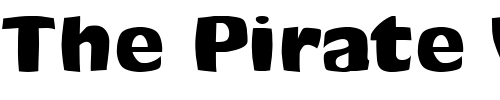 Font : FZ-WARPED-42 Custom Text : The Pirate Way Test your own text here Click to download or to view this font on a tshirt that can be custom printed in Bali