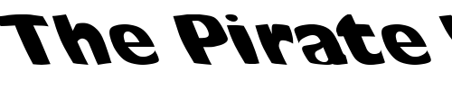 Font : FZ-WARPED-42-LEFTY Custom Text : The Pirate Way Test your own text here Click to download or to view this font on a tshirt that can be custom printed in Bali