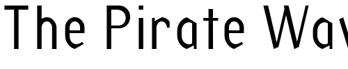 Font : FactoryLightLiningNumbers Custom Text : The Pirate Way Test your own text here Click to download or to view this font on a tshirt that can be custom printed in Bali
