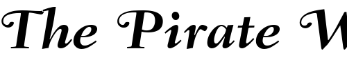 Font : Fairfield-LH-76-Swash-Bold-Italic-Old-Style-Figures Custom Text : The Pirate Way Test your own text here Click to download or to view this font on a tshirt that can be custom printed in Bali