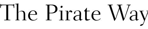 Font : Fairfield-LT-45-Light Custom Text : The Pirate Way Test your own text here Click to download or to view this font on a tshirt that can be custom printed in Bali