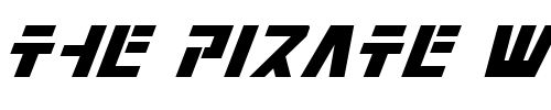 Font : Falconhead-Condensed-Italic Custom Text : The Pirate Way Test your own text here Click to download or to view this font on a tshirt that can be custom printed in Bali