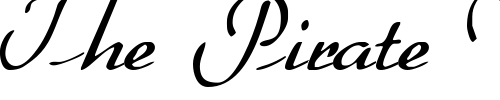 Font : FalironScriptSSK Custom Text : The Pirate Way Test your own text here Click to download or to view this font on a tshirt that can be custom printed in Bali