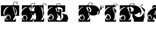 Font : Fantastic-MF-Initials Custom Text : The Pirate Way Test your own text here Click to download or to view this font on a tshirt that can be custom printed in Bali