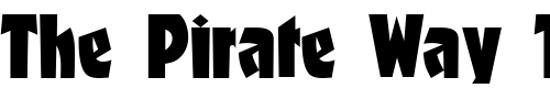 Font : FanticDB-Normal Custom Text : The Pirate Way Test your own text here Click to download or to view this font on a tshirt that can be custom printed in Bali