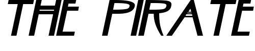 Font : Fanzee-Extended-Italic Custom Text : The Pirate Way Test your own text here Click to download or to view this font on a tshirt that can be custom printed in Bali