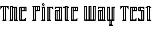 Font : Farrier-ICG-Inline Custom Text : The Pirate Way Test your own text here Click to download or to view this font on a tshirt that can be custom printed in Bali