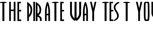 Font : Farscape-1 Custom Text : The Pirate Way Test your own text here Click to download or to view this font on a tshirt that can be custom printed in Bali