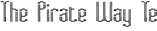 Font : Fascii-BRK Custom Text : The Pirate Way Test your own text here Click to download or to view this font on a tshirt that can be custom printed in Bali