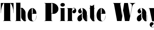 Font : Fat-Regular Custom Text : The Pirate Way Test your own text here Click to download or to view this font on a tshirt that can be custom printed in Bali