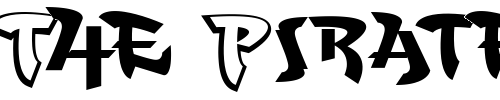 Font : FatCap Custom Text : The Pirate Way Test your own text here Click to download or to view this font on a tshirt that can be custom printed in Bali