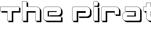 Font : FatsansShadow Custom Text : The Pirate Way Test your own text here Click to download or to view this font on a tshirt that can be custom printed in Bali