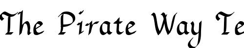 Font : FaustusBold Custom Text : The Pirate Way Test your own text here Click to download or to view this font on a tshirt that can be custom printed in Bali