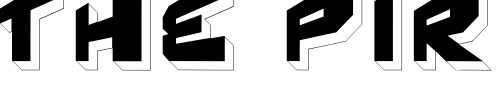 Font : Fear-Factor--3D Custom Text : The Pirate Way Test your own text here Click to download or to view this font on a tshirt that can be custom printed in Bali