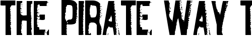 Font : Fear-of-a-Punk-Planet Custom Text : The Pirate Way Test your own text here Click to download or to view this font on a tshirt that can be custom printed in Bali