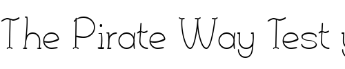Font : Febdrei Custom Text : The Pirate Way Test your own text here Click to download or to view this font on a tshirt that can be custom printed in Bali