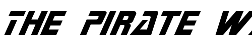 Font : FederationTNGTitle Custom Text : The Pirate Way Test your own text here Click to download or to view this font on a tshirt that can be custom printed in Bali