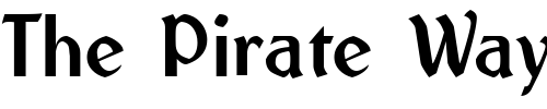 Font : Federhozen-Bold Custom Text : The Pirate Way Test your own text here Click to download or to view this font on a tshirt that can be custom printed in Bali
