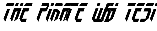 Font : Fedyral-Italic Custom Text : The Pirate Way Test your own text here Click to download or to view this font on a tshirt that can be custom printed in Bali