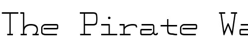 Font : FeggoliteMono-Plain Custom Text : The Pirate Way Test your own text here Click to download or to view this font on a tshirt that can be custom printed in Bali