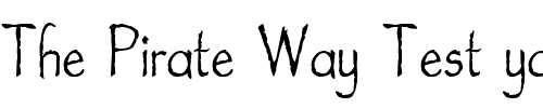 Font : Feldicouth-Compressed Custom Text : The Pirate Way Test your own text here Click to download or to view this font on a tshirt that can be custom printed in Bali