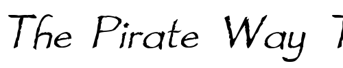 Font : Feldicouth-Italic Custom Text : The Pirate Way Test your own text here Click to download or to view this font on a tshirt that can be custom printed in Bali