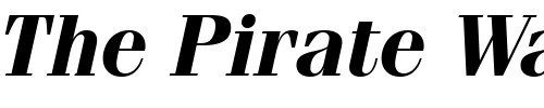 Font : Fenice-Bold-Italic-BT Custom Text : The Pirate Way Test your own text here Click to download or to view this font on a tshirt that can be custom printed in Bali