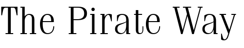 Font : Fenice-Light Custom Text : The Pirate Way Test your own text here Click to download or to view this font on a tshirt that can be custom printed in Bali