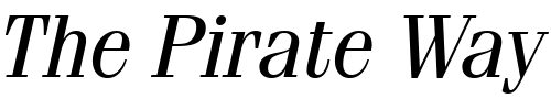 Font : Fenice-Regular-Italic-BT Custom Text : The Pirate Way Test your own text here Click to download or to view this font on a tshirt that can be custom printed in Bali