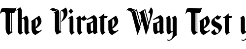 Font : Fenwick-Regular Custom Text : The Pirate Way Test your own text here Click to download or to view this font on a tshirt that can be custom printed in Bali