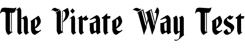 Font : Fenwick-Woodtype Custom Text : The Pirate Way Test your own text here Click to download or to view this font on a tshirt that can be custom printed in Bali