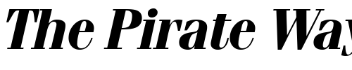 Font : Fervent-BoldItalic Custom Text : The Pirate Way Test your own text here Click to download or to view this font on a tshirt that can be custom printed in Bali