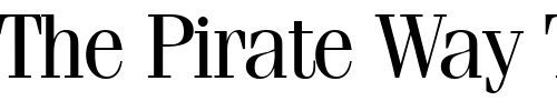 Font : Fervent-Regular-DB Custom Text : The Pirate Way Test your own text here Click to download or to view this font on a tshirt that can be custom printed in Bali