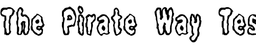 Font : Fidgety--BRK Custom Text : The Pirate Way Test your own text here Click to download or to view this font on a tshirt that can be custom printed in Bali