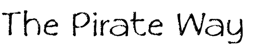 Font : Film-Cryptic Custom Text : The Pirate Way Test your own text here Click to download or to view this font on a tshirt that can be custom printed in Bali