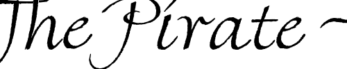 Font : Finehand-Swash-Regular Custom Text : The Pirate Way Test your own text here Click to download or to view this font on a tshirt that can be custom printed in Bali