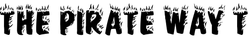 Font : Firebug Custom Text : The Pirate Way Test your own text here Click to download or to view this font on a tshirt that can be custom printed in Bali