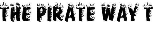 Font : Firebug-Regular Custom Text : The Pirate Way Test your own text here Click to download or to view this font on a tshirt that can be custom printed in Bali