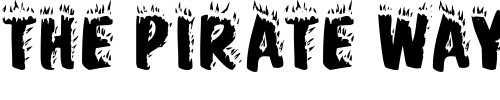 Font : FirebugCapsSSK Custom Text : The Pirate Way Test your own text here Click to download or to view this font on a tshirt that can be custom printed in Bali
