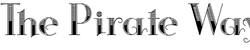 Font : FiresideChatNF Custom Text : The Pirate Way Test your own text here Click to download or to view this font on a tshirt that can be custom printed in Bali