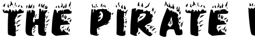 Font : FlamingDisplayCapsHvy Custom Text : The Pirate Way Test your own text here Click to download or to view this font on a tshirt that can be custom printed in Bali
