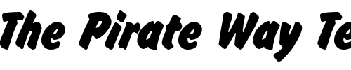 Font : FlashDBol Custom Text : The Pirate Way Test your own text here Click to download or to view this font on a tshirt that can be custom printed in Bali