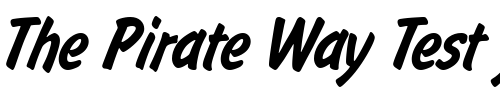 Font : FlashDLig Custom Text : The Pirate Way Test your own text here Click to download or to view this font on a tshirt that can be custom printed in Bali