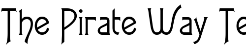 Font : Fletch-Extended-Normal Custom Text : The Pirate Way Test your own text here Click to download or to view this font on a tshirt that can be custom printed in Bali